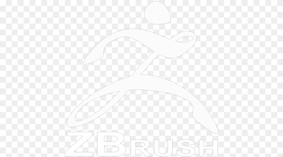 Zbrush 4r8 Logo Transparent Zbrush Logo Hd, Stencil, Animal, Fish, Sea Life Free Png Download