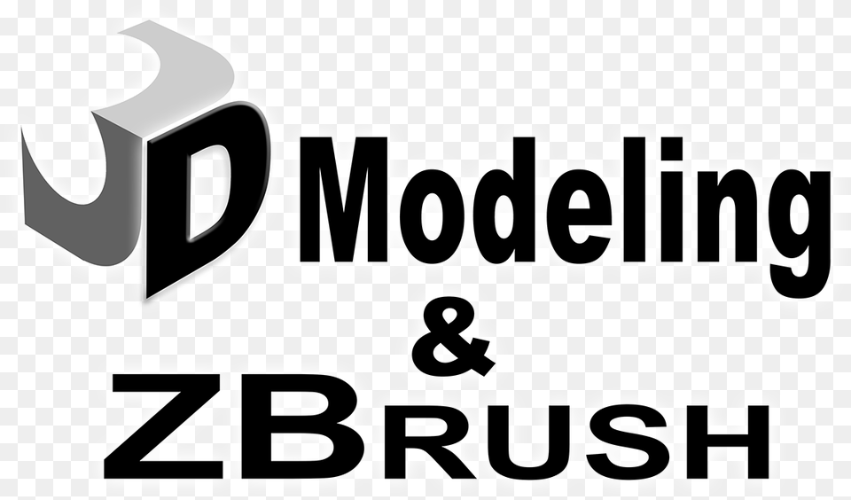 Zbrush Logo Transparent Zbrush, Stencil, Text, Bulldozer, Machine Free Png