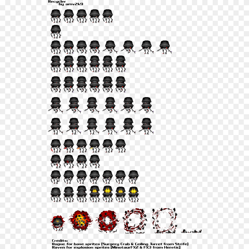 Zdoom View Topic Random Sprites Thread Updated 8 13 Top View Turret Sprite Free Png