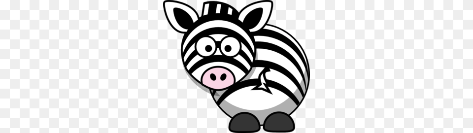 Zebra, Stencil, Animal, Mammal, Pig Free Png Download