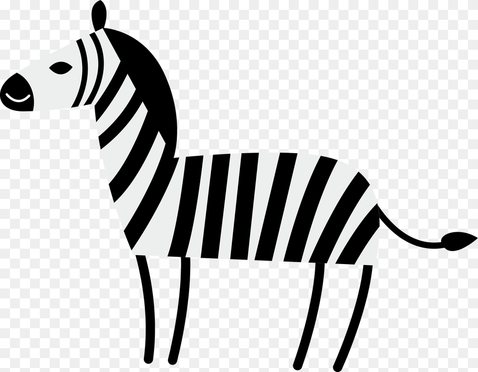 Zebra Animal Quackers Zebra Vector, Stencil, Mammal, Wildlife Free Transparent Png