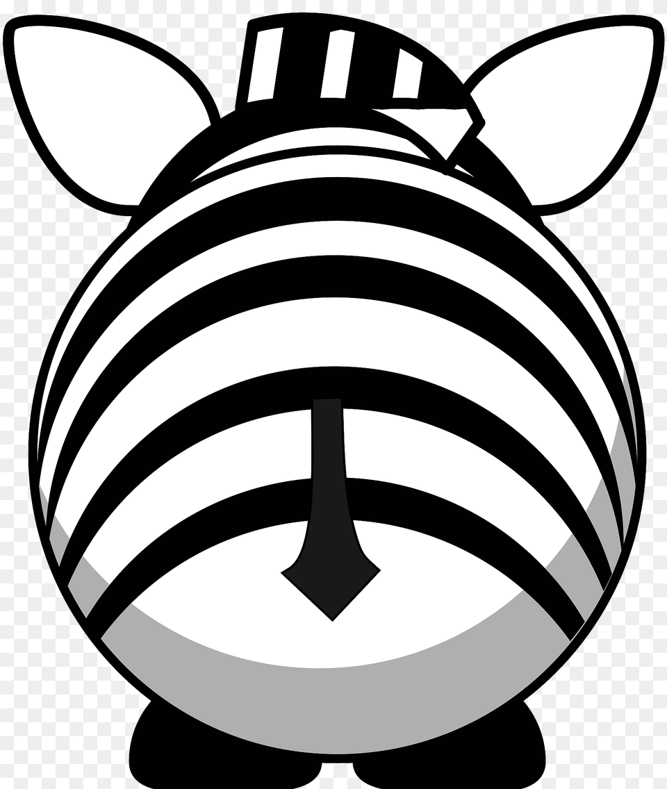 Zebra Back Clipart, Ammunition, Grenade, Weapon, Animal Free Transparent Png