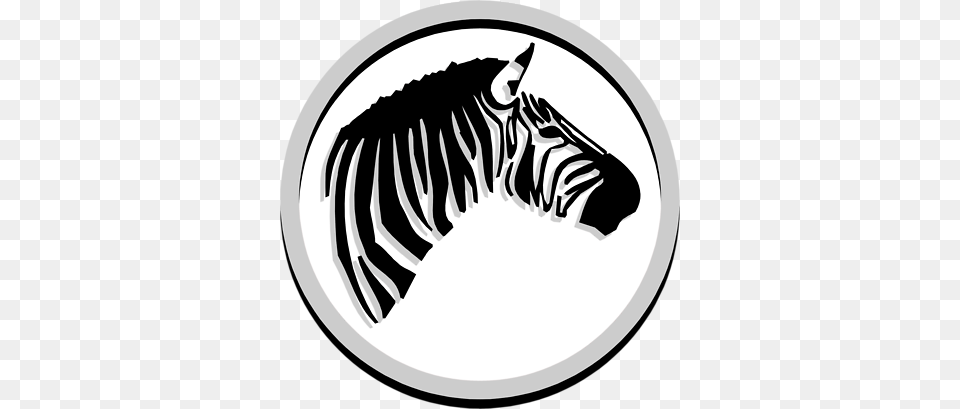 Zebra Border Clip Art, Stencil, Animal, Mammal, Wildlife Png Image