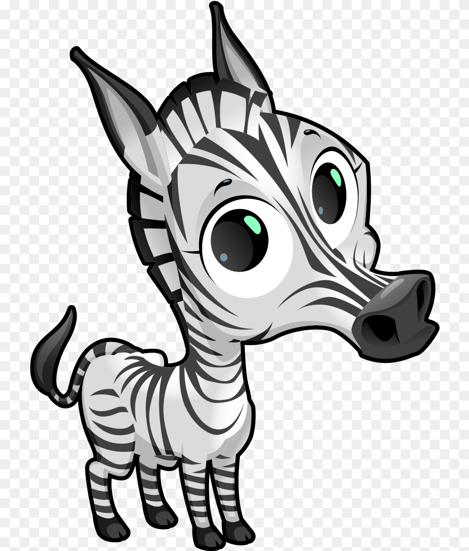 Zebra Cartoon Drawing Illustration Clipart Download Zebra Cartoon, Art, Animal, Dinosaur, Reptile Free Png