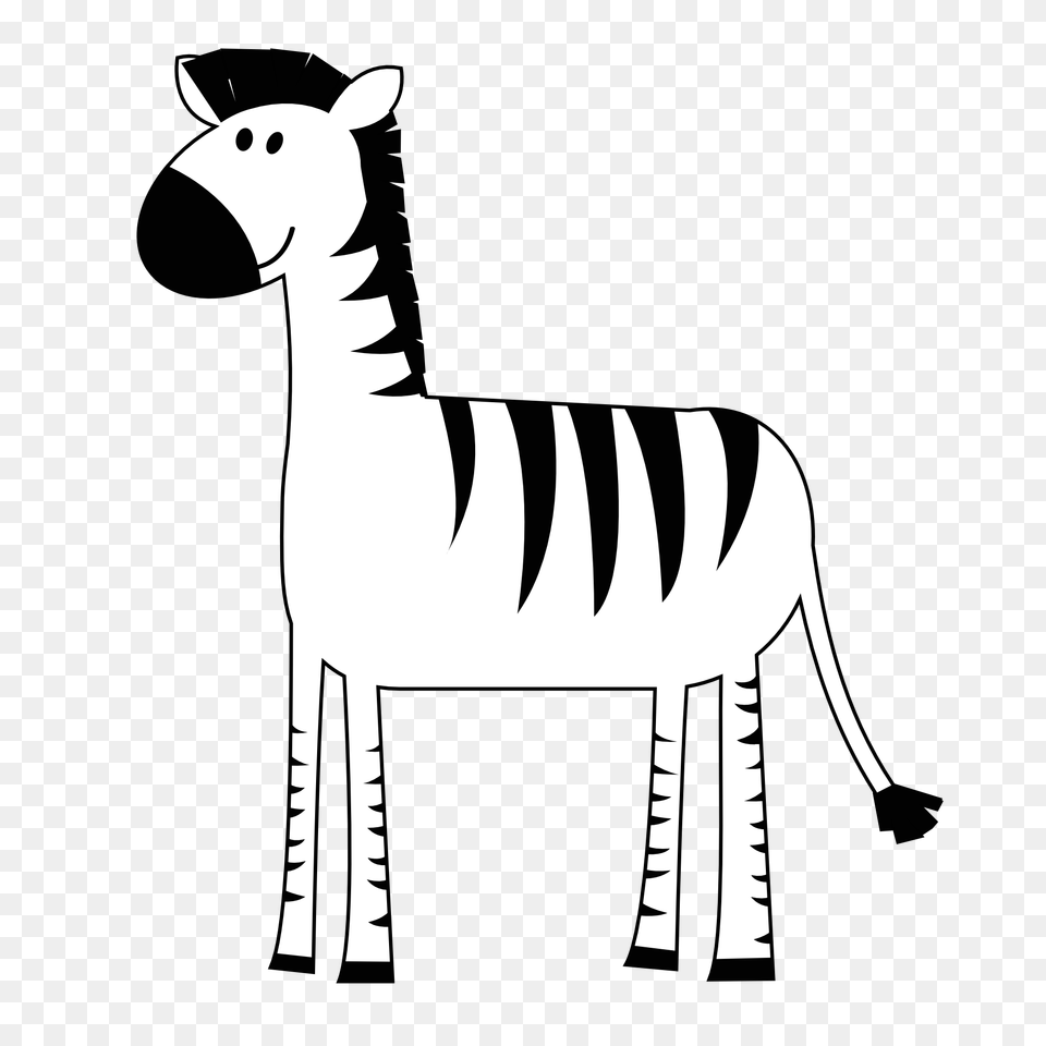 Zebra Clip Art, Stencil, Animal, Kangaroo, Mammal Free Png