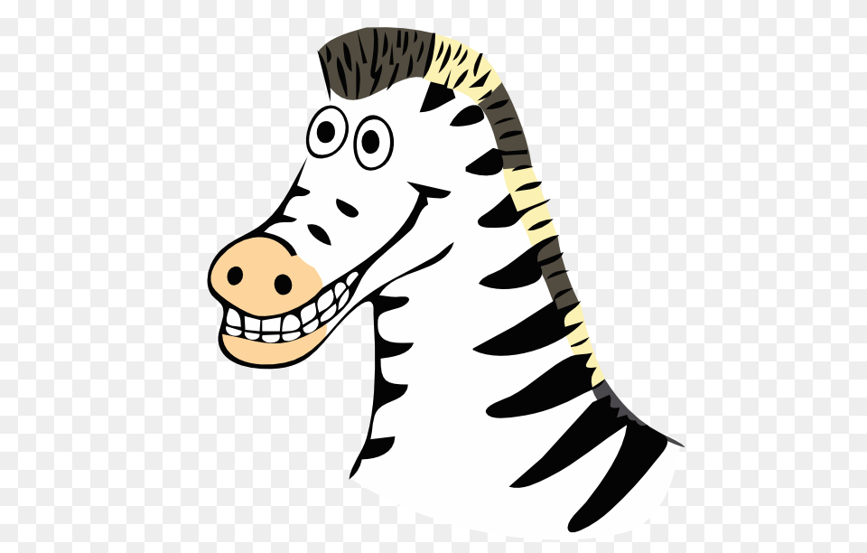 Zebra Clip Art Black And White Clipart Images, Baby, Person, Animal, Hog Free Png Download