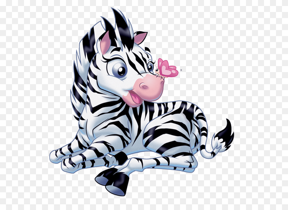 Zebra Clipart Baby Jungle, Animal, Mammal, Wildlife, Hog Free Png Download