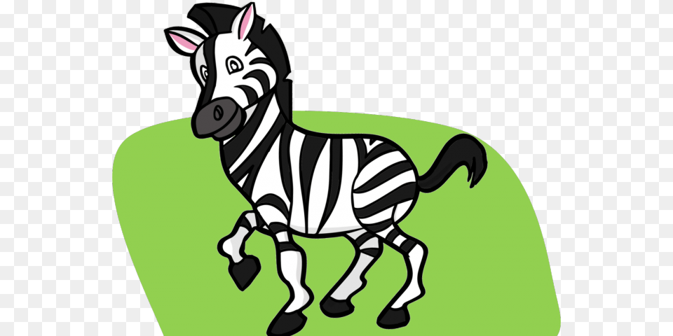 Zebra Clipart Scared, Stencil, Animal, Mammal, Wildlife Free Transparent Png