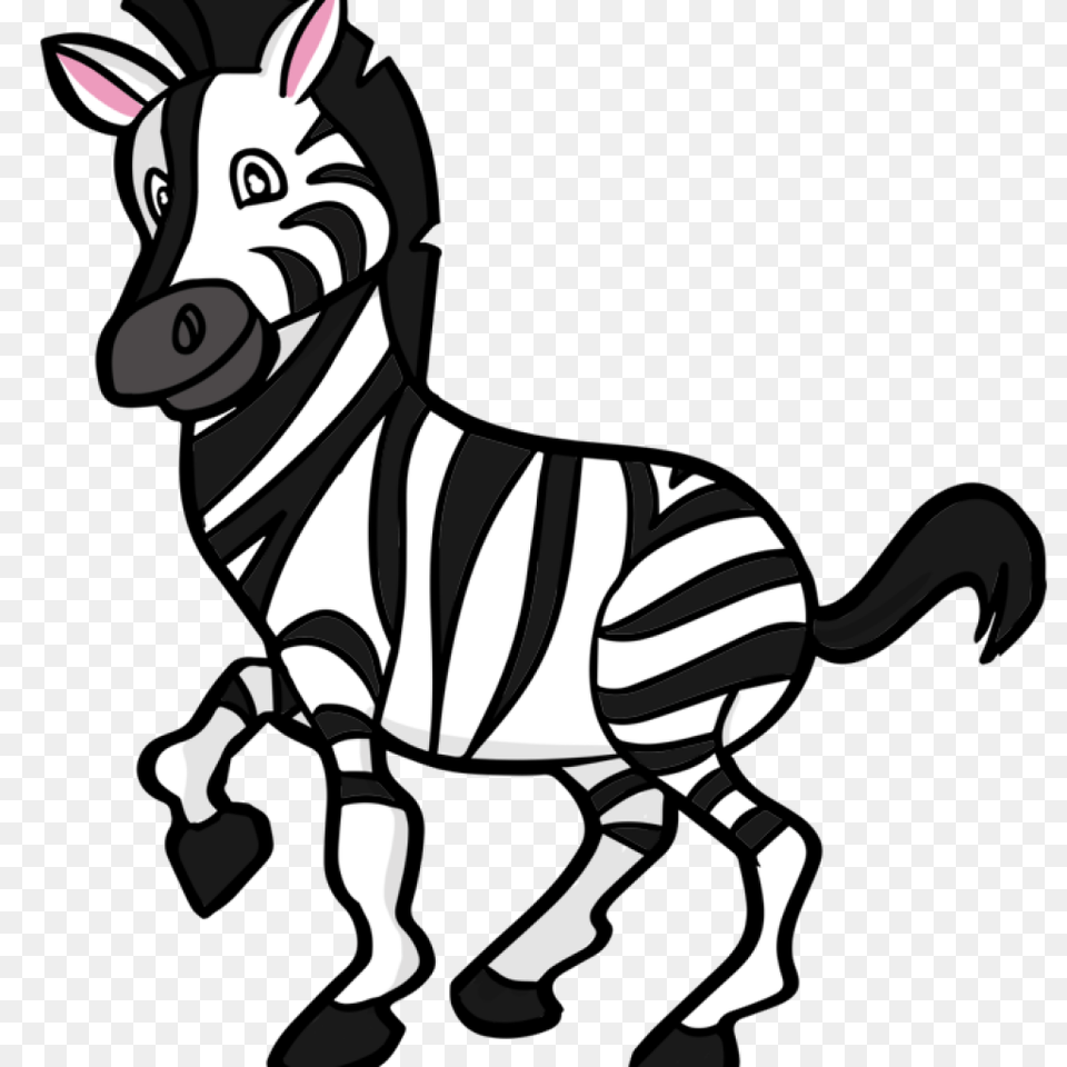 Zebra Clipart Snowman, Stencil, Animal, Kangaroo, Mammal Free Transparent Png