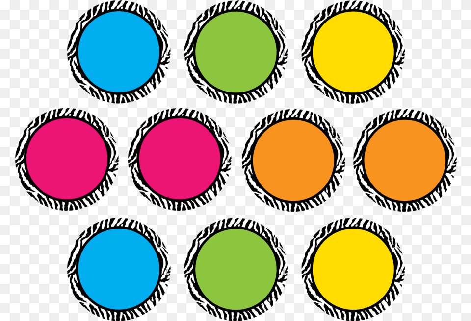 Zebra Colorful Circles Accents Image Colorful Colorful Circles Clipart, Paint Container, Face, Head, Person Png