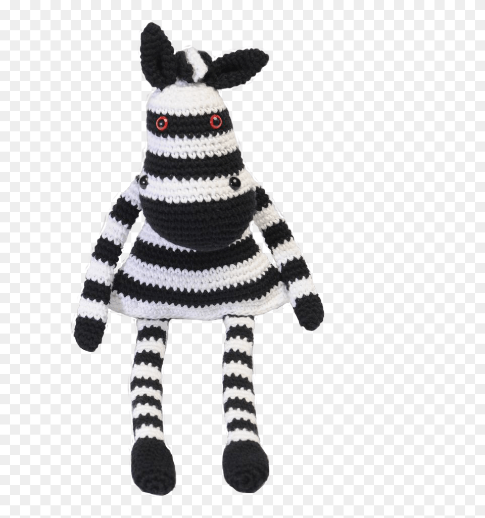 Zebra Crochet, Plush, Toy, Animal, Bear Free Png
