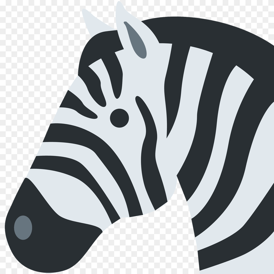 Zebra Emoji Clipart, Animal, Mammal, Wildlife, Kangaroo Free Transparent Png