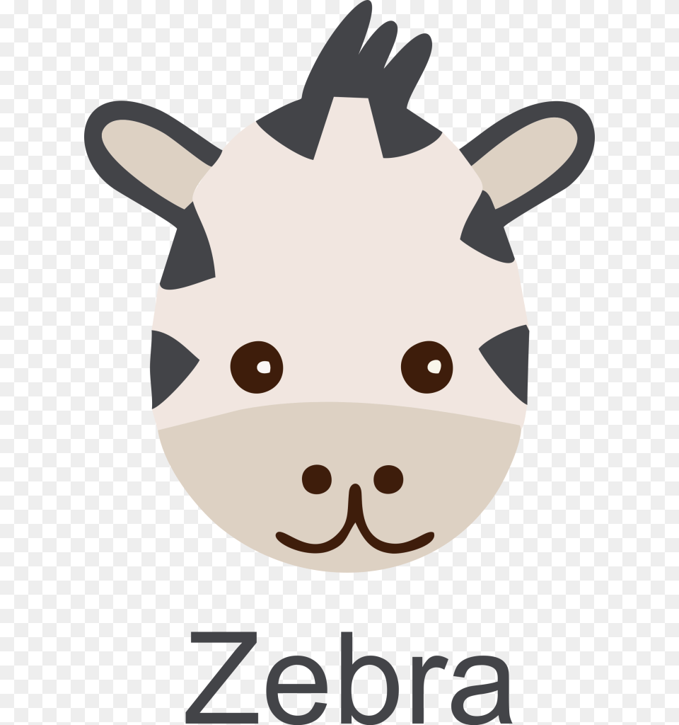 Zebra Face Image Icon Zoo Animals Easy Clipart, Plush, Toy, Animal, Fish Png