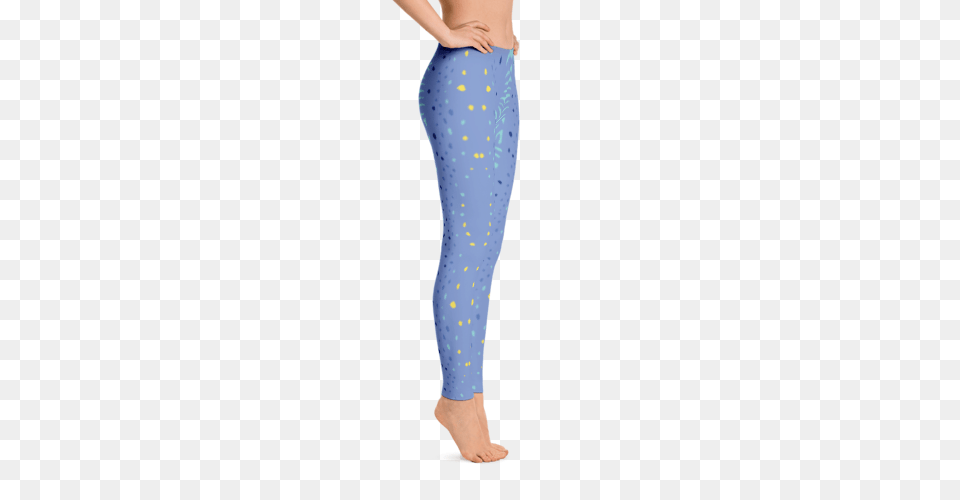 Zebra In Palace Blue Leggings Cotton Quill, Clothing, Pants, Adult, Female Free Png