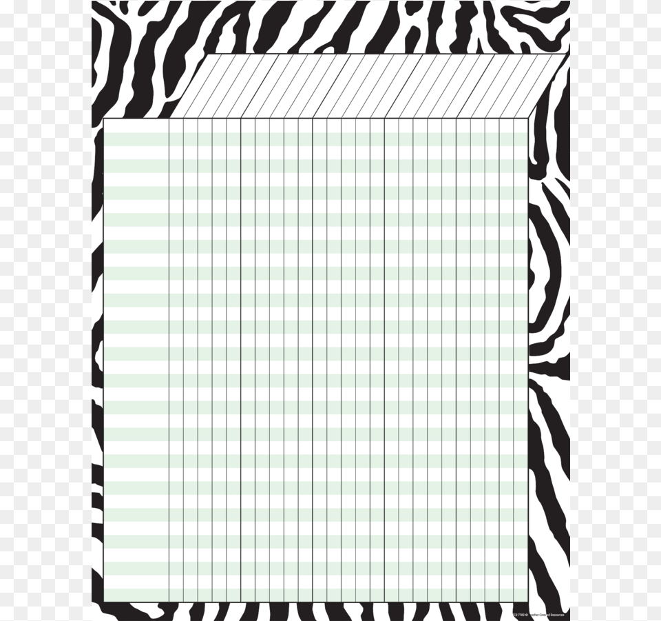 Zebra Incentive Chart Image Teacher Created Resources Zebra Incentive Chart, Home Decor, Page, Text, Paper Free Png