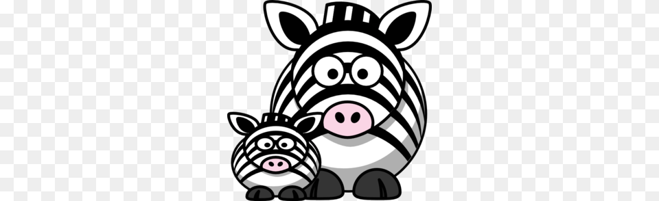 Zebra Mom Clip Art, Animal, Mammal, Pig, Wildlife Free Png Download