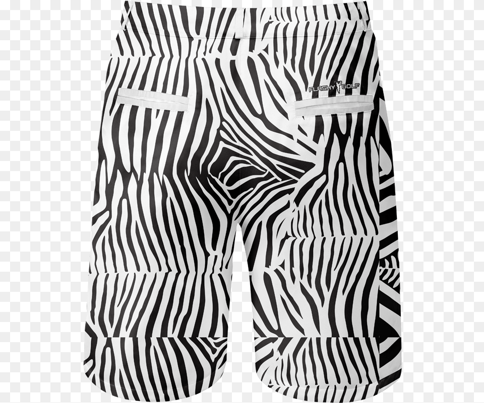 Zebra Print, Clothing, Shorts, Animal, Mammal Free Png