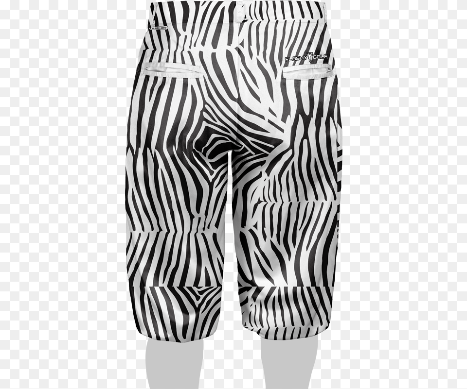 Zebra Print, Clothing, Shorts, Animal, Mammal Png Image