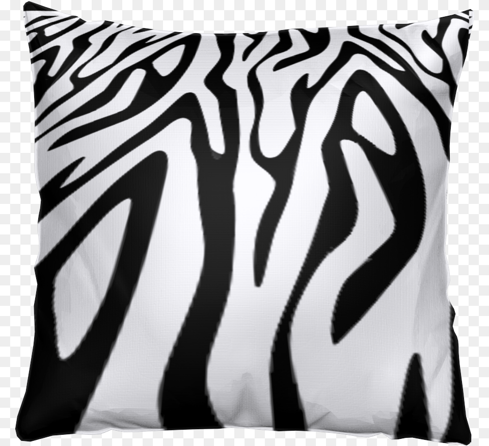 Zebra Print Cushion Cover, Home Decor, Pillow, Clothing, Coat Free Png Download