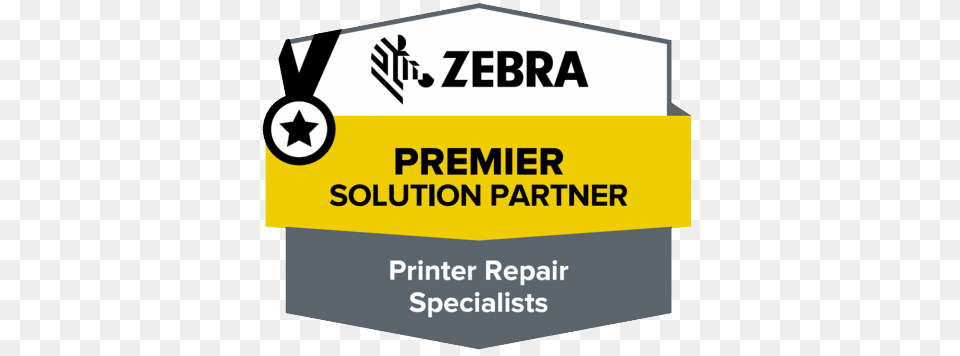 Zebra Print Zebra Business Partner, Advertisement, Poster, Sign, Symbol Free Transparent Png