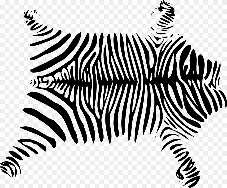 Zebra Skin Clip Arts, Gray Free Png