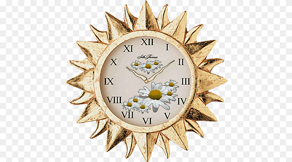 Zegar I Kwiaty Gifi Do Zavtra, Clock, Wall Clock Free Png Download