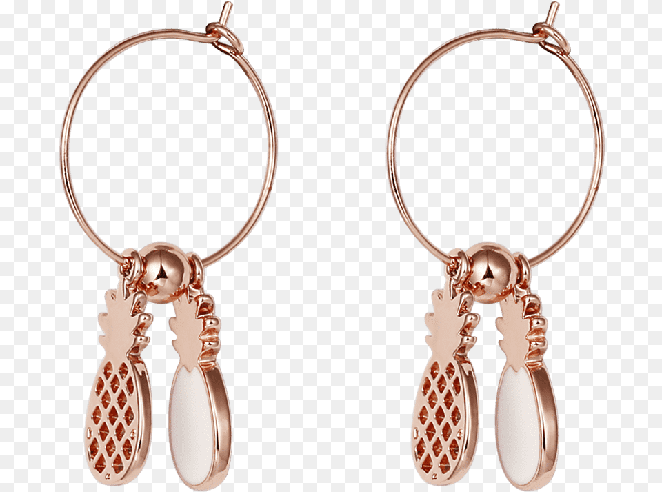 Zegl Pineapple Shaped Hoop Earrings Korean Style Women Earrings, Accessories, Earring, Jewelry, Necklace Png Image