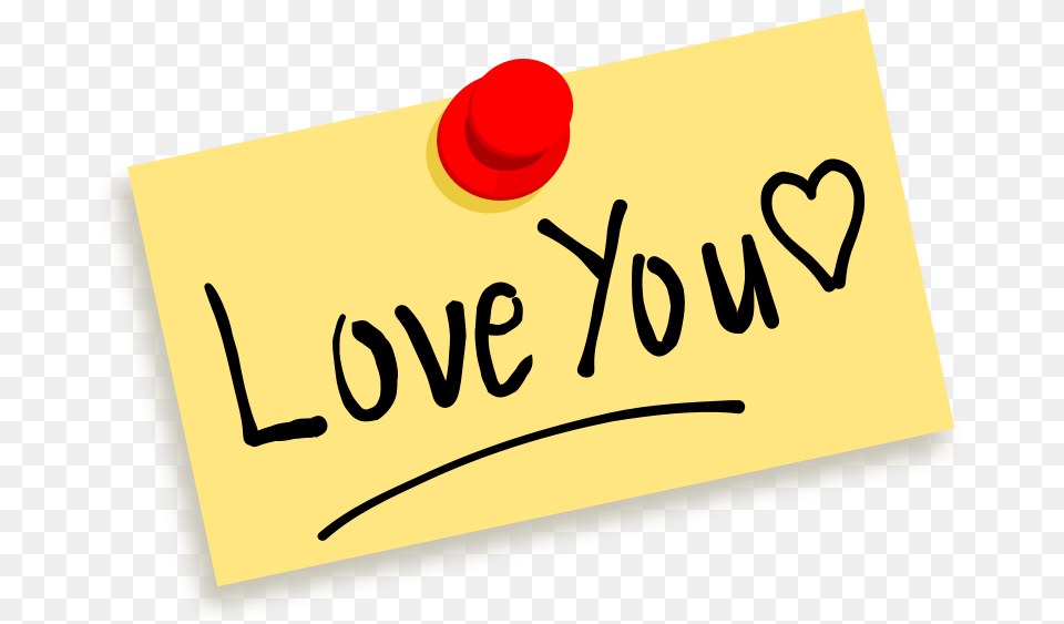Zeimusu Thumbtack Note Love You, Text, Blackboard Png Image