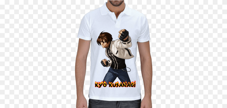 Zel Istek Erkek Ksa Kol Polo Yaka The King Of Fighters King Of Fighters 98 Kyo, Clothing, Shirt, T-shirt, Book Free Png Download