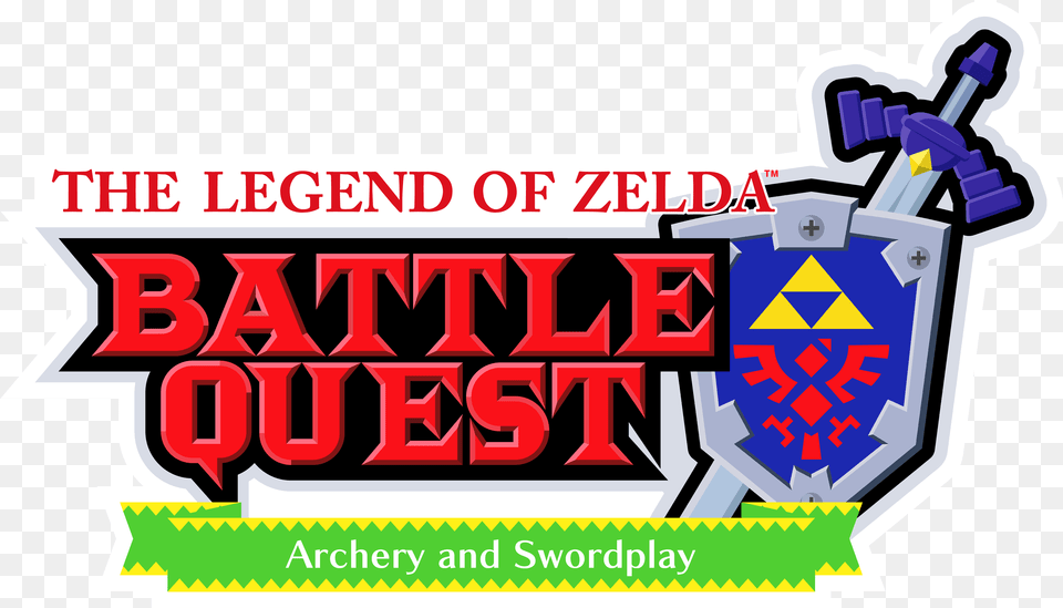 Zelda Battle Quest Logo Legend Of Zelda Battle Quest, Sword, Weapon, Armor, Dynamite Free Transparent Png