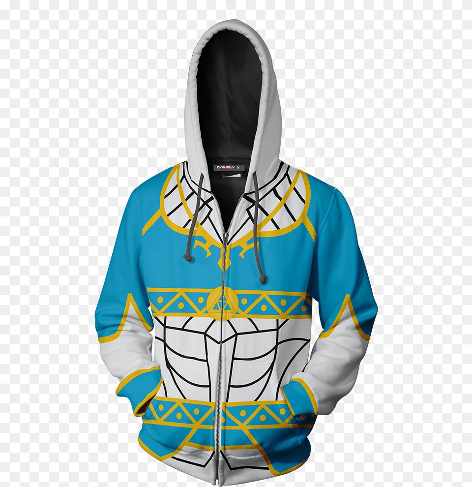 Zelda Breath Of The Wild Link Clothes, Clothing, Hood, Hoodie, Knitwear Free Png