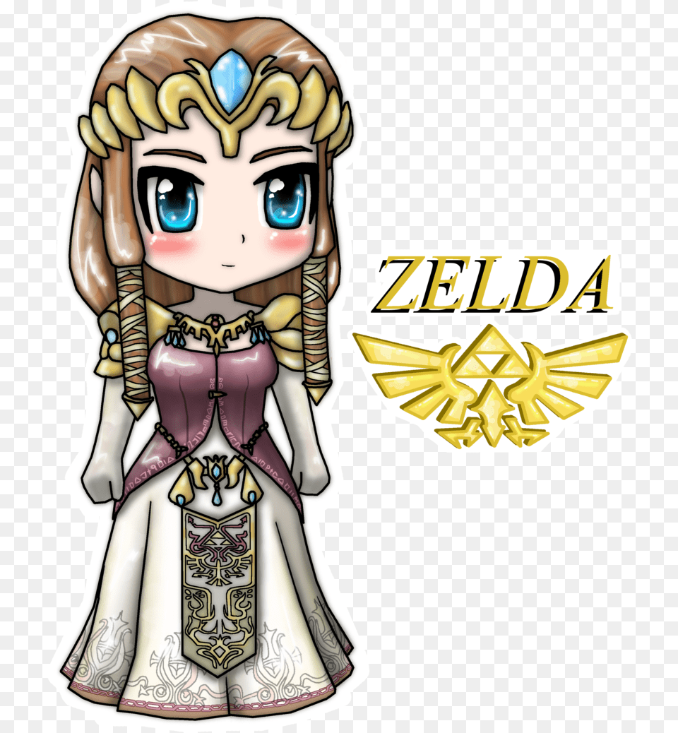 Zelda Drawing Chibi Zelda Twilight Princess Chibi, Book, Comics, Person, Publication Png Image