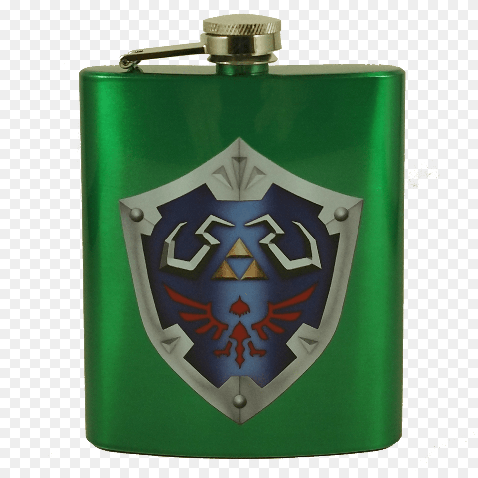 Zelda Hylian Shield Flask, Armor, Bottle, Shaker Png Image