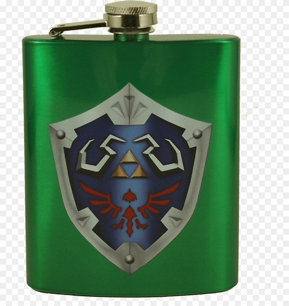 Zelda Hylian Shield Flask Weapon, Armor, Bottle, Shaker Png Image