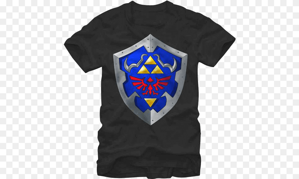 Zelda Hylian Shield T Shirt The Legend Of Zelda, Armor, Clothing, T-shirt Free Png Download