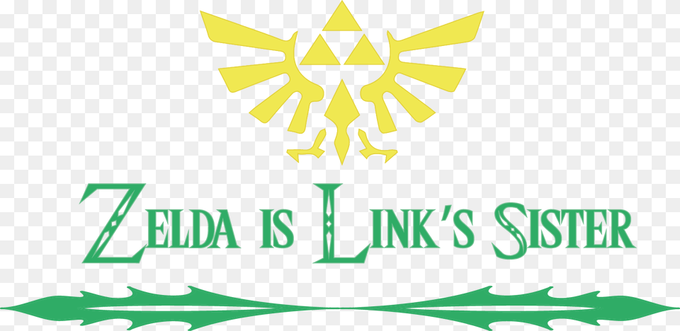 Zelda Is The Sister Of Link Legend Of Zelda Triforce Logo Metal Keychain, Symbol Png