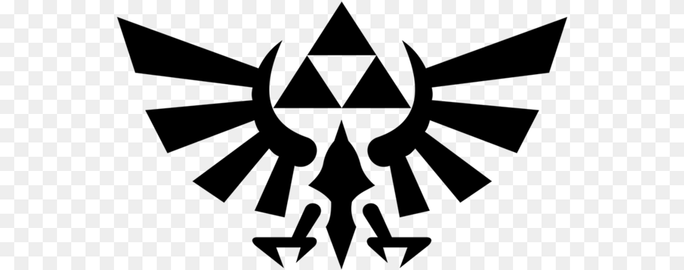 Zelda Legend Of Zelda Logo, Gray Free Png