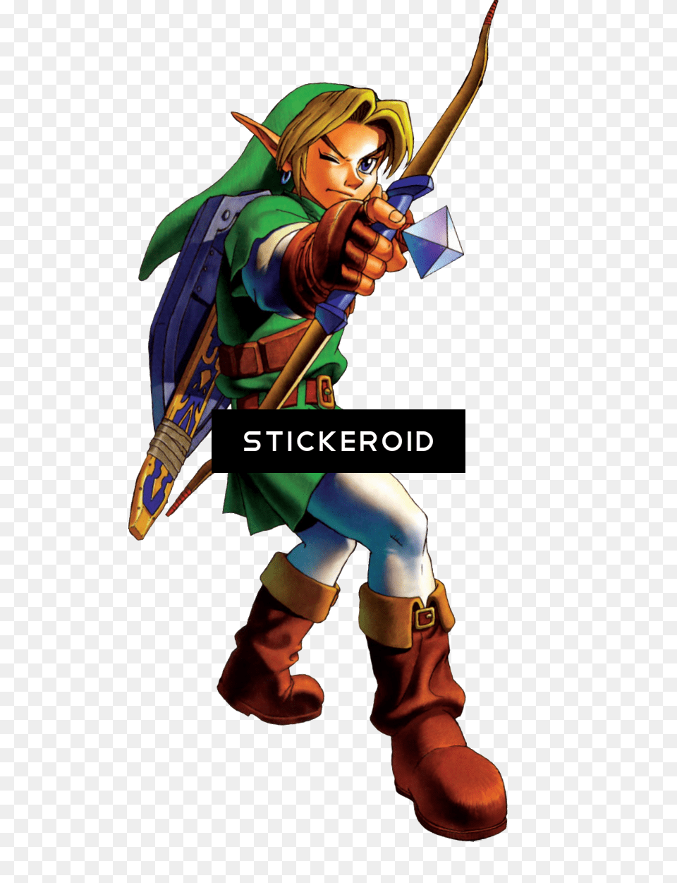 Zelda Link Clipart, Archer, Sport, Person, Weapon Png Image