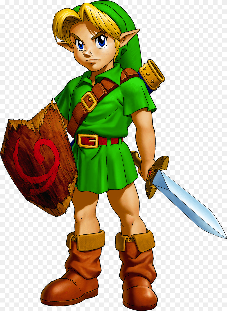 Zelda Link Ocarina Of Time, Person, Clothing, Costume, Baby Png Image