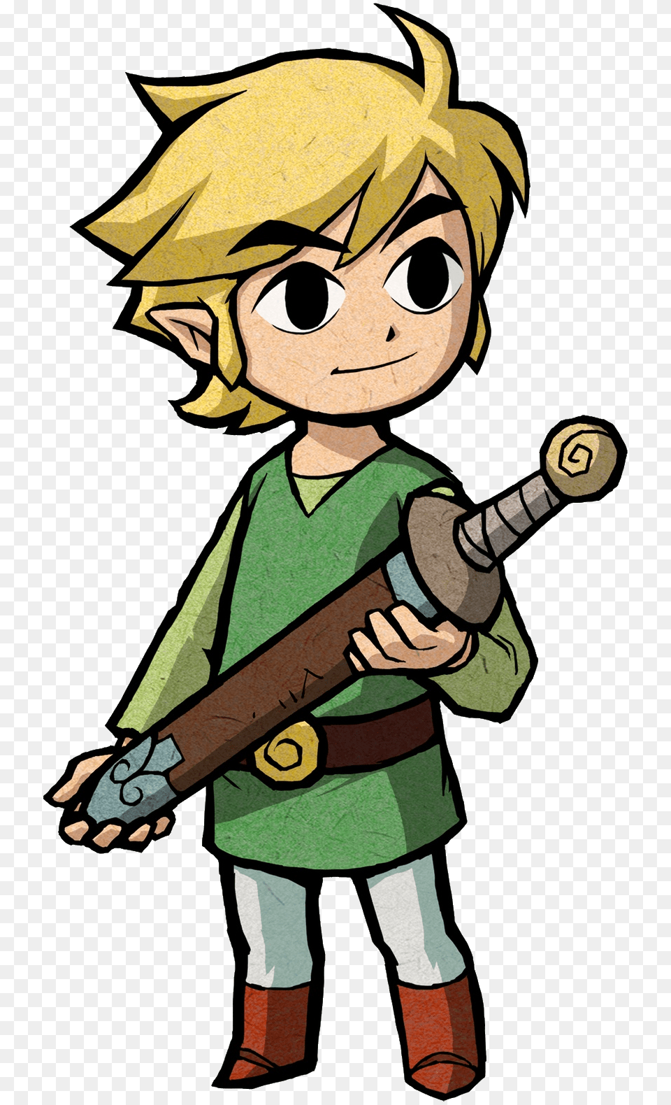 Zelda Link Picture, Baby, Book, Comics, Person Free Png Download