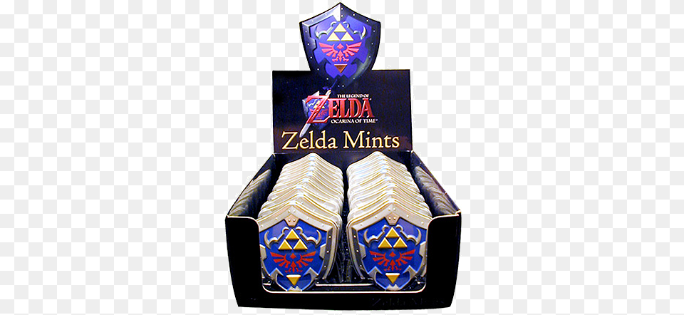 Zelda Link Shield Candy Tin Legends Of Zelda Mints, Armor, Sword, Weapon Free Transparent Png