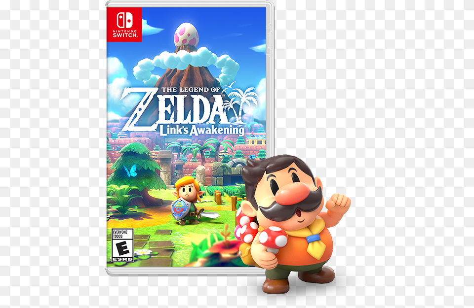 Zelda Link39s Awakening Switch Cover, Baby, Person, Game, Super Mario Free Transparent Png