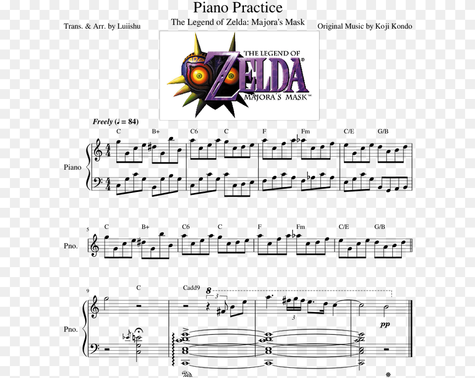 Zelda Majoras Mask Piano, Logo Free Png Download