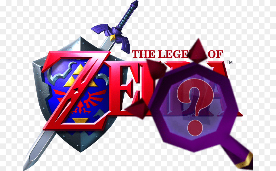 Zelda Ocarina Of Time 3d Logo, Sword, Weapon, Armor, Shield Png