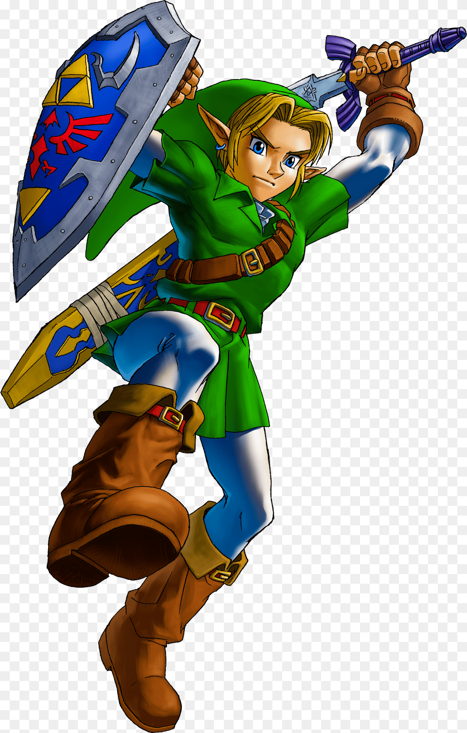 Zelda Ocarina Of Time Link, Book, Comics, Publication, Person Free Transparent Png