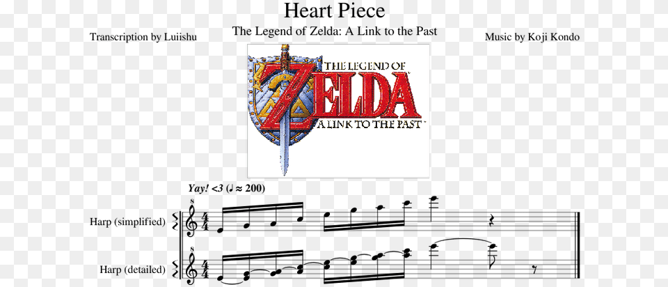 Zelda Secret Sheet Music, Logo Free Png