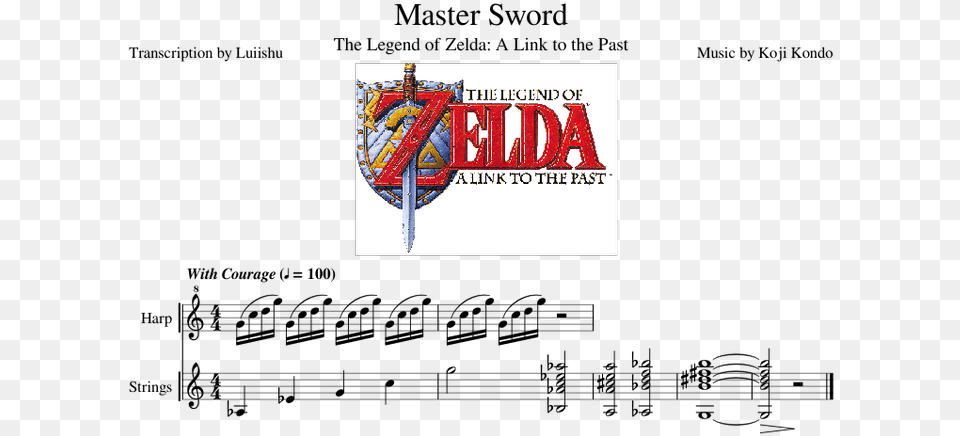 Zelda Secret Sheet Music, Logo Free Png