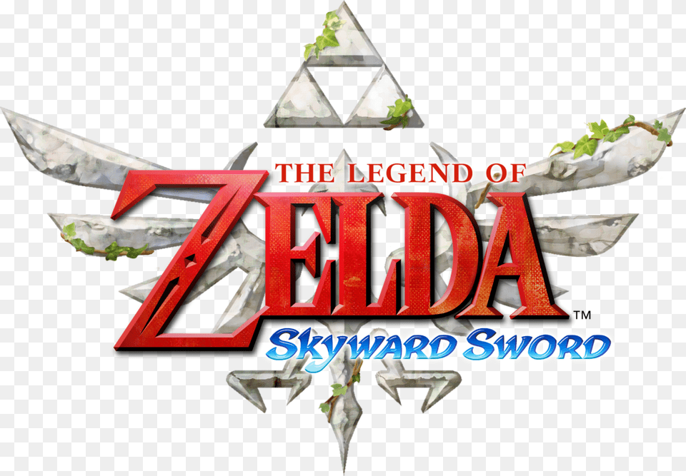 Zelda Skyward Sword Title, Logo, Aircraft, Airplane, Transportation Free Transparent Png