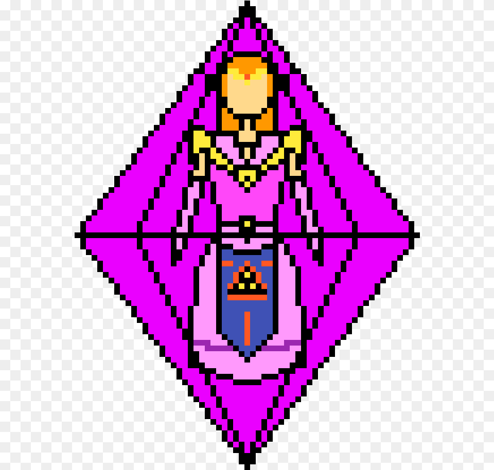 Zelda Trapped In A Crystal Pink Crystal Zelda Clipart Vertical, Purple, Person, Art, Face Png