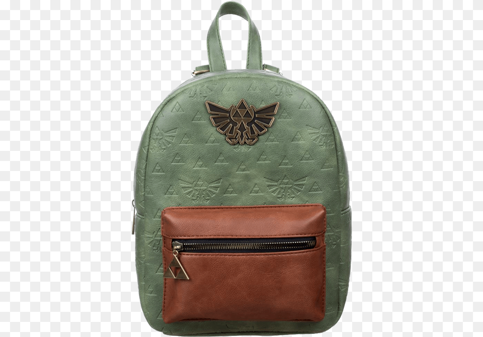 Zelda Triforce Mini Pack Suede, Backpack, Bag, Accessories, Handbag Free Transparent Png